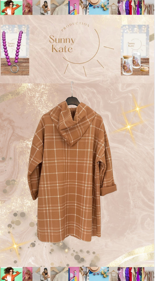 Casual Chic Übergangsjacke in Caramel-Braun 🤎