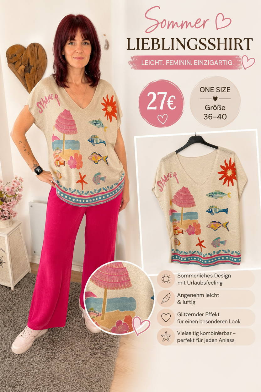 🌴 Summer Paradise Shirt
One Size (passt bei 36–40)