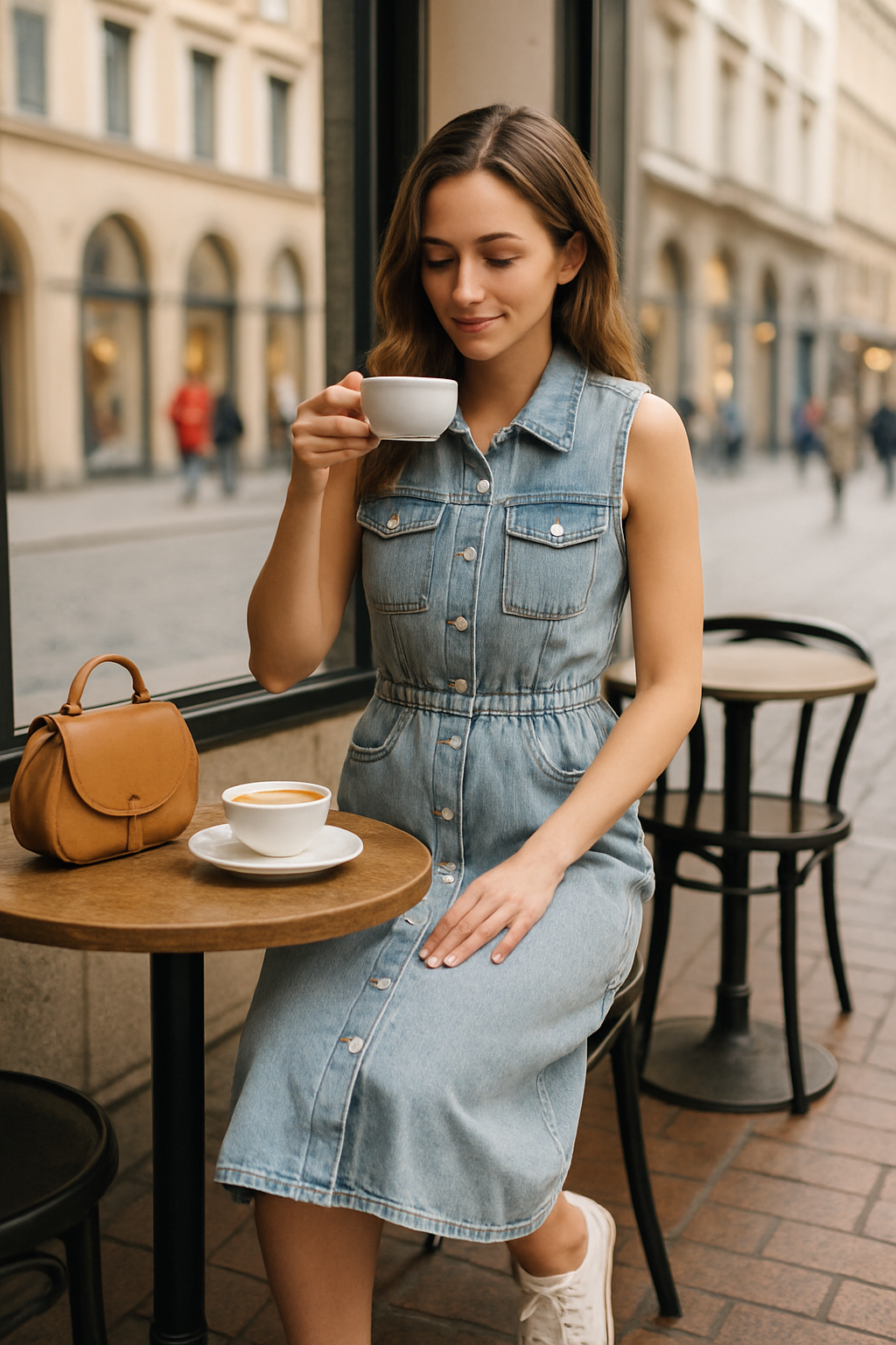 Casual Chic Denim Dress 36/38/40