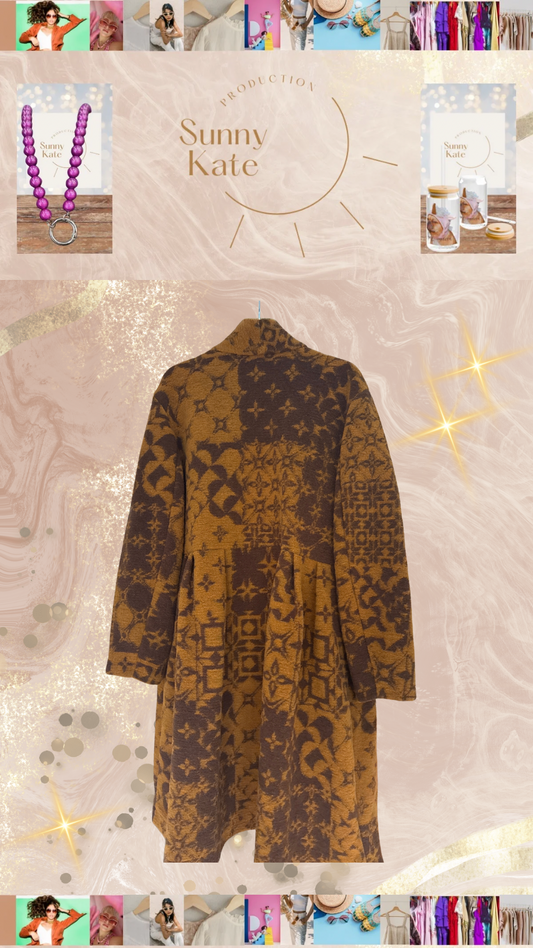 Rustic Chic Wool Coat
Onesize Gr. 36-42