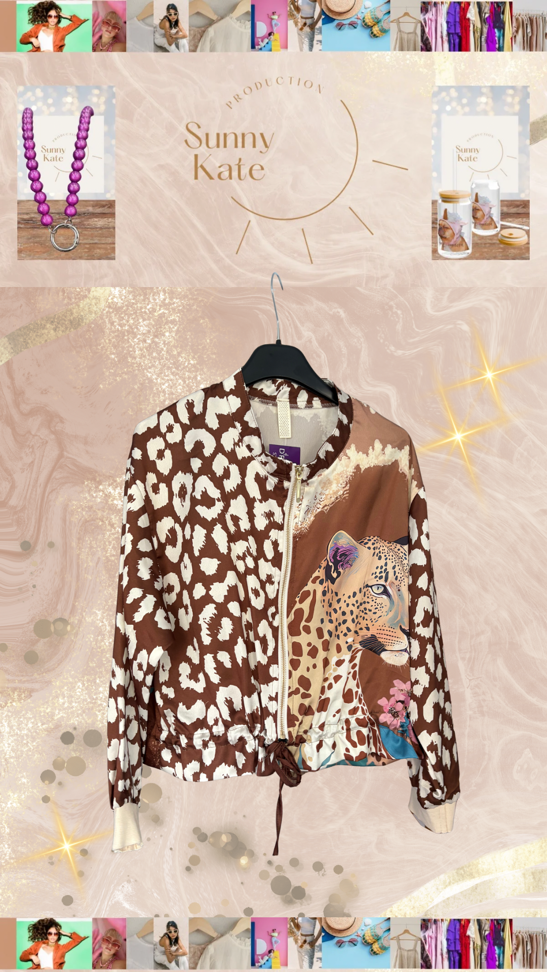 Wild Elegance Bomber Jacket Gr. 36-42