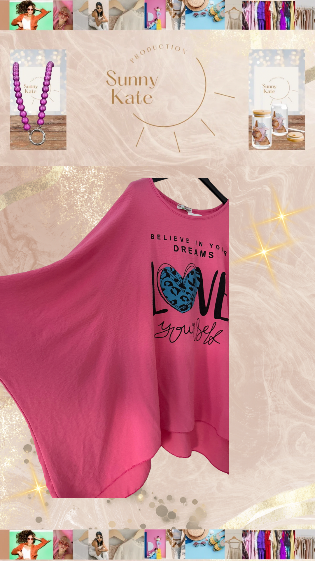 Oversize Longsleeve „Believe in your Dreams“ – Pink

Größe: 40–46 (locker fallend, Oversize)