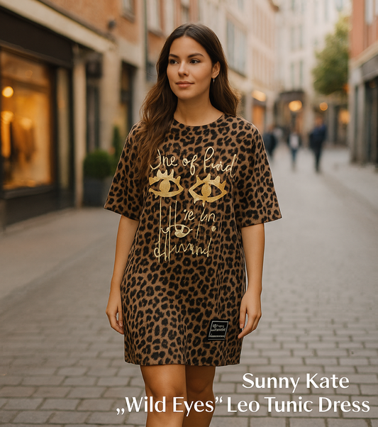Sunny Kate „Wild Eyes“ Leo Tunic Dress  Onesize Gr. 36-42/44