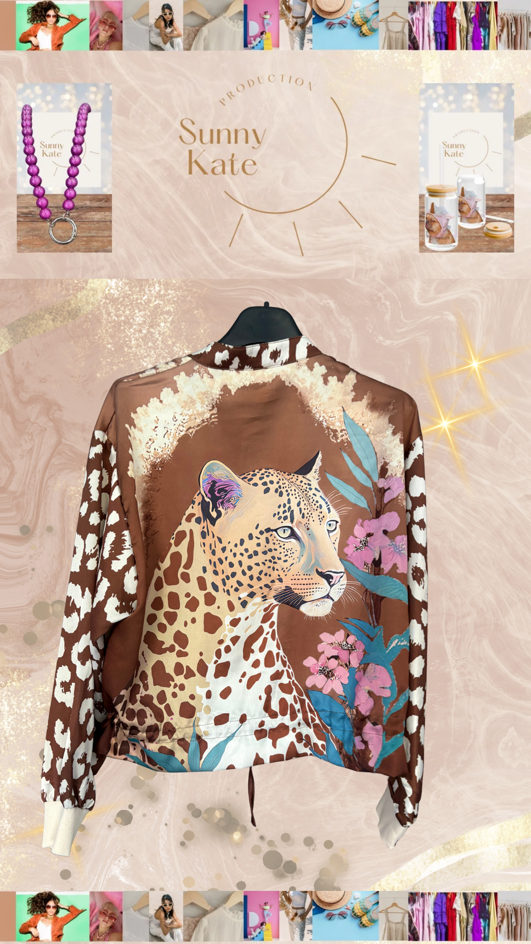 Wild Elegance Bomber Jacket Gr. 36-42