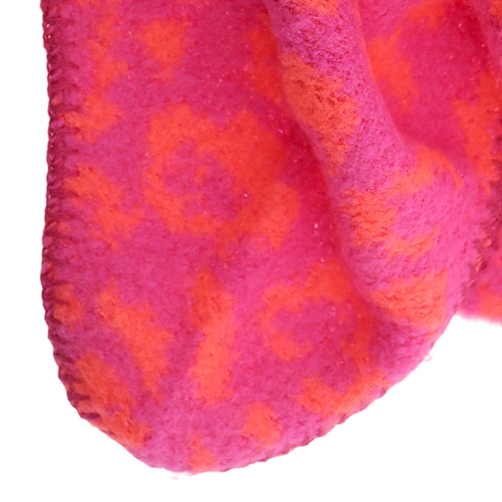 Schal Nina Leopard Fuchsia