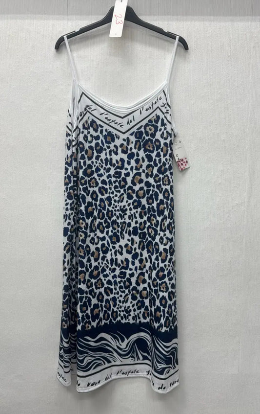 🐆 Leo Breeze Sommerkleid – One Size (Gr. 40-46)
