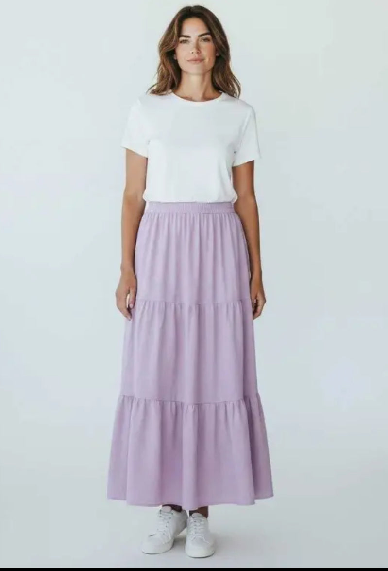 Lavender Dreams Maxi-Rock Gr. 36-42