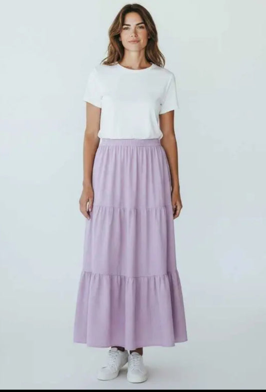 Lavender Dreams Maxi-Rock Gr. 36-42