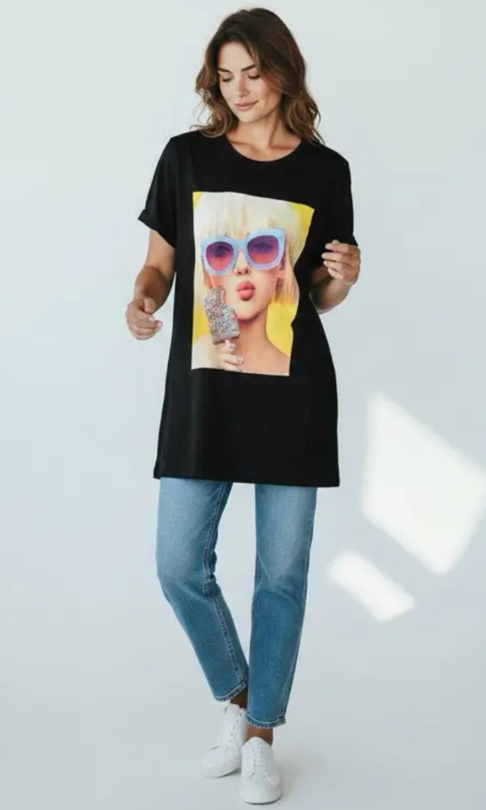 🖤 Ice Cream Queen Shirt

Dieses Shirt versprüht sofort Sommerlaune. Onesize Gr. 36-42