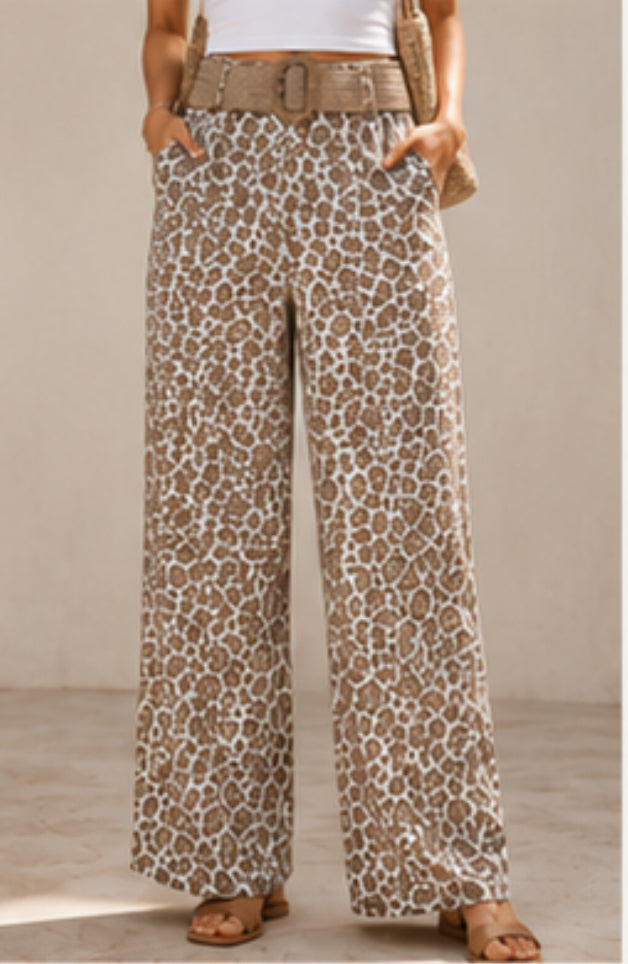 Leo Palazzohose „Safari Chic“ – Onesize Gr. 36-42