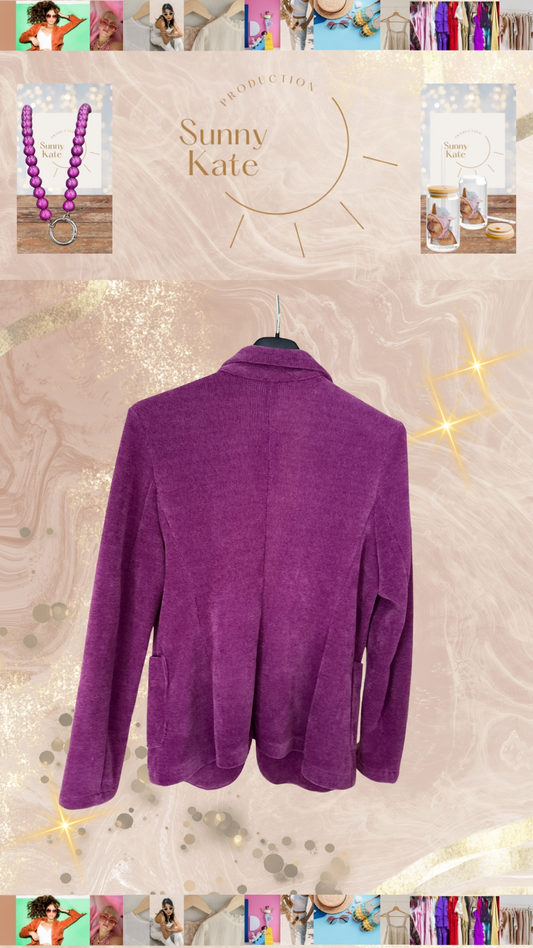 Lilanes Kuschelcord-Jackett  weich & elastisch (Gr. S | 36–38)