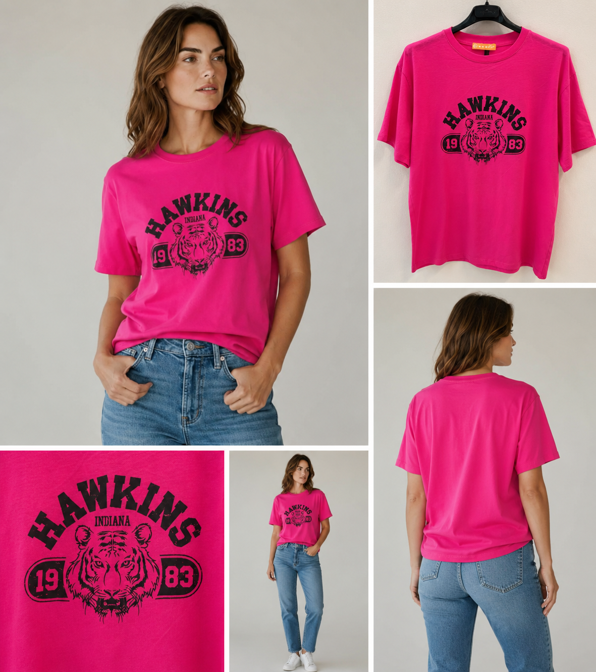 💖 Wild Heart Pink Tee

Dieses Shirt ist alles – außer langweilig. Gr.36-42