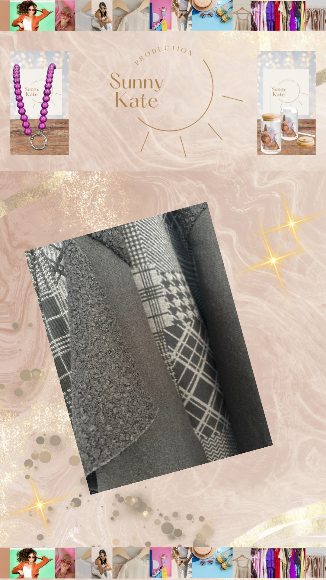 ✨ Cozy Elegance – Schwarz-Graue Oversize-Strickjacke mit Teddy-Details ✨Gr. 38-44/46