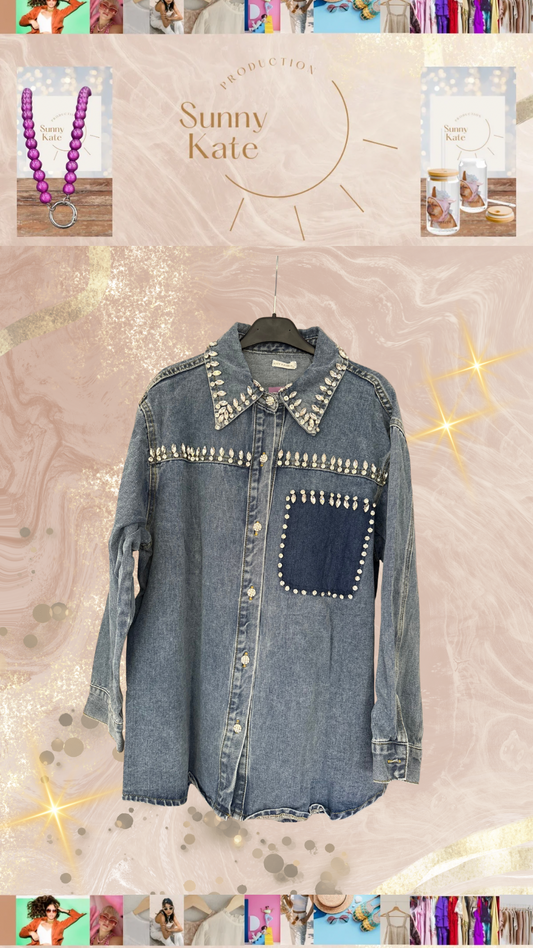 Sunny Kate „Crystal Denim Shirt“