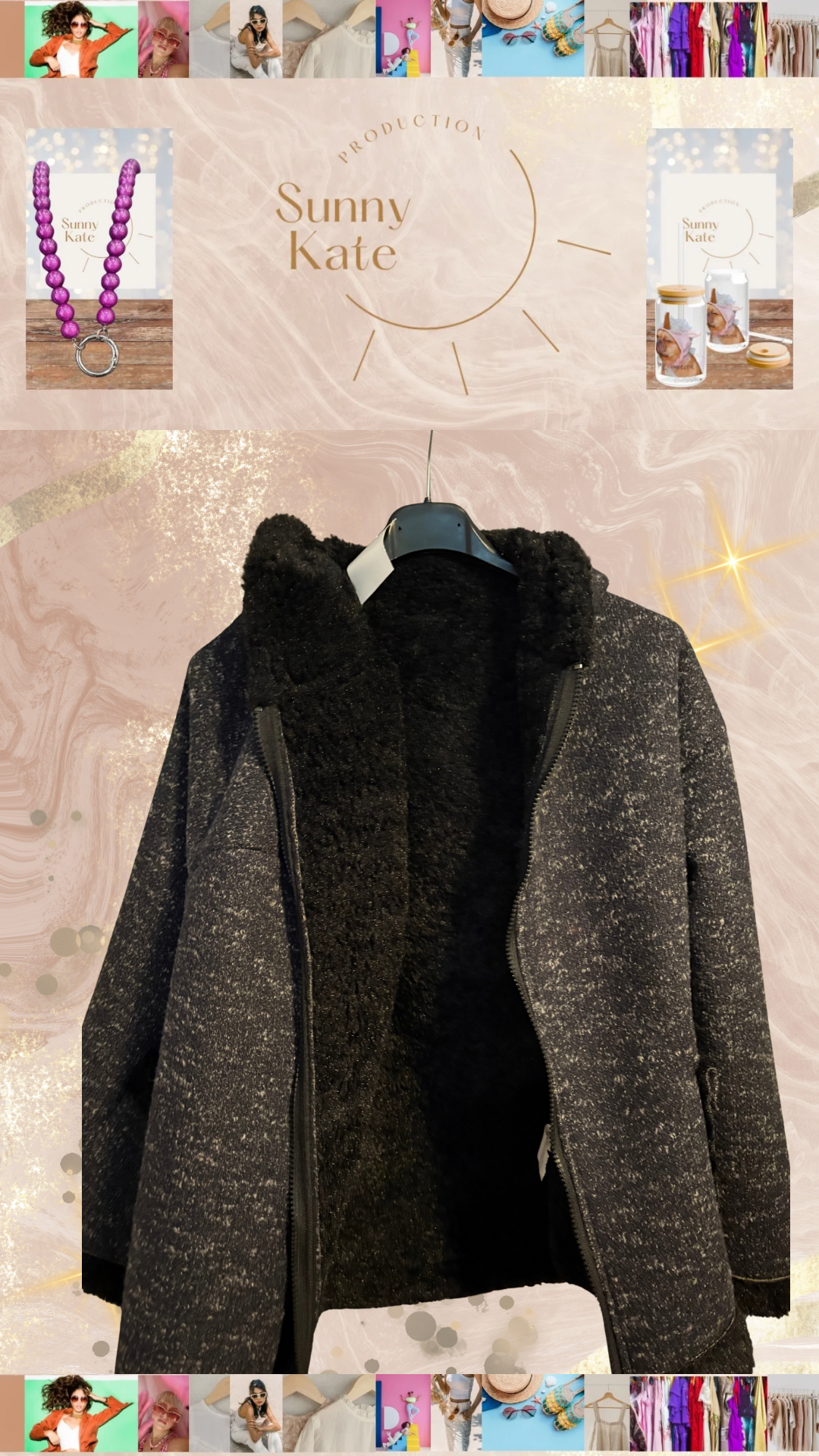 Kuscheljacke „Autumn Dream“ 🍁

Farben: Schwarz – Rot – Olivgrün
Größe: 36–40