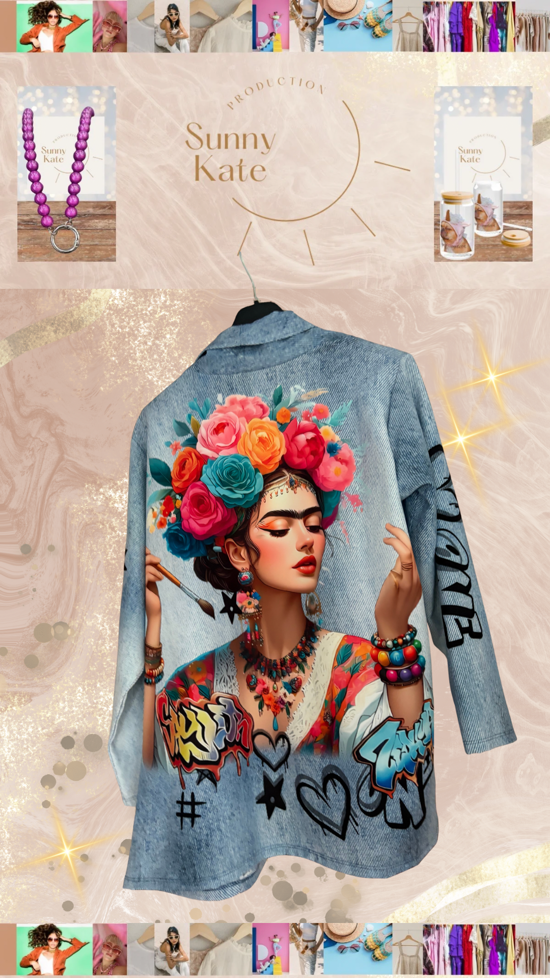 Graffiti Art Jacket Gr. 36-42