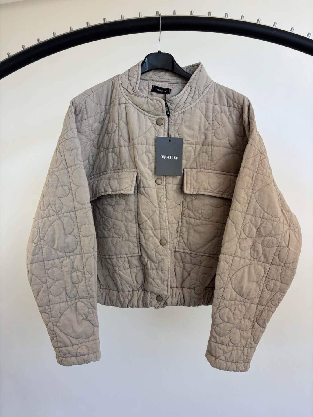 Jacke in Taupe