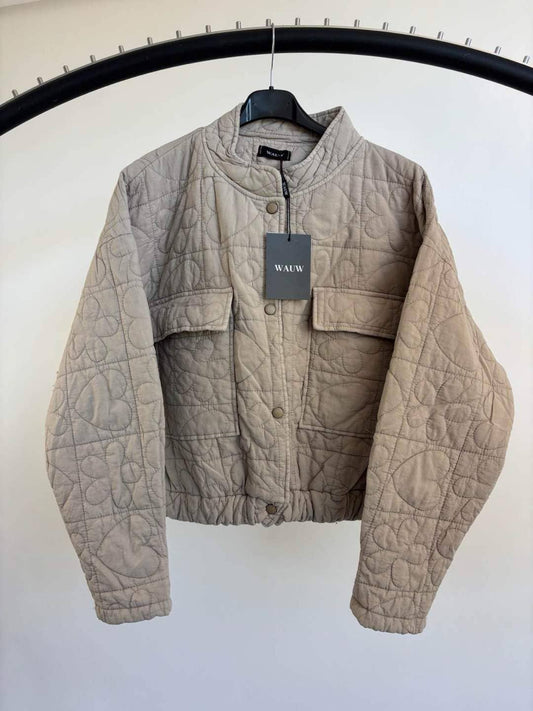 Jacke in Taupe