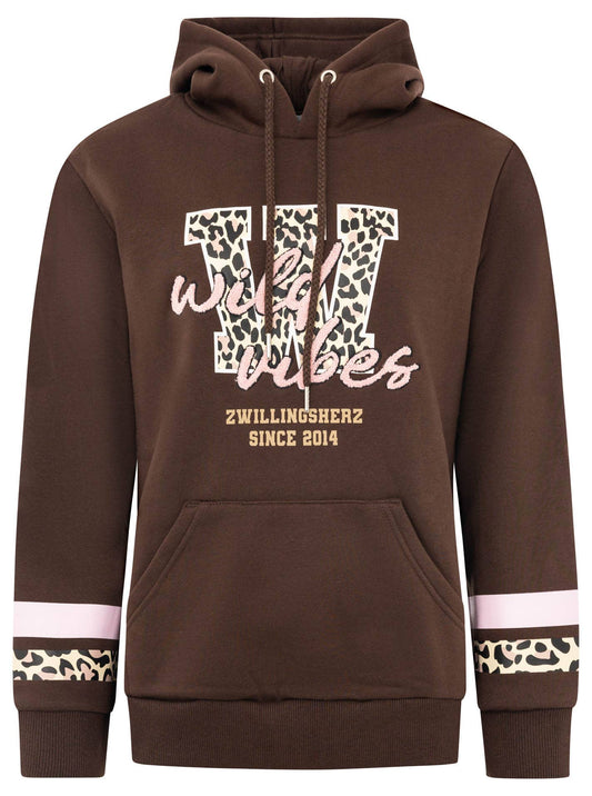 Hoodie "Wild Vibes College"