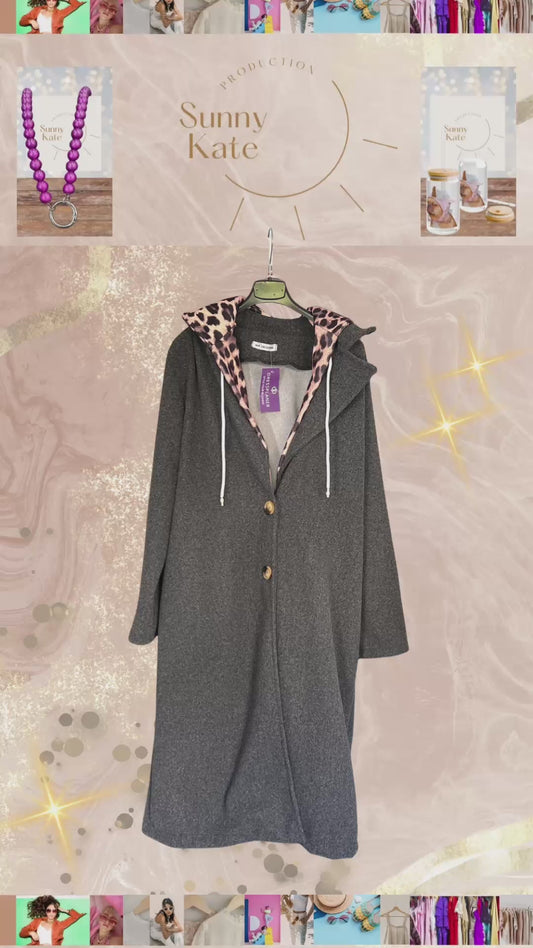 Urban Leo Hoodie Coat Onesize Gr. 36-42/44